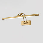 Fergus Linear Vanity Brass Wall Light