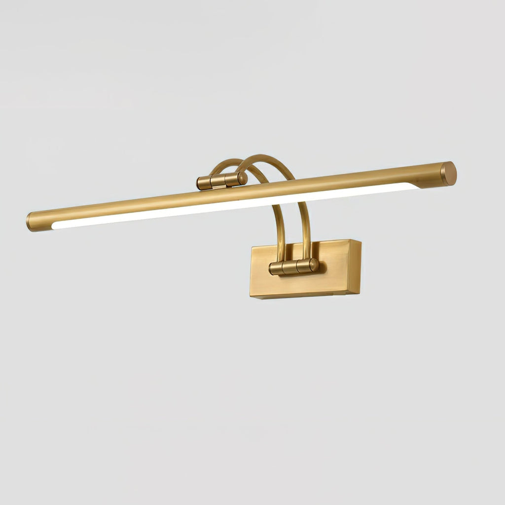 Fergus Linear Vanity Brass Wall Light