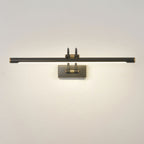 Fergus Linear Vanity Brass Wall Light