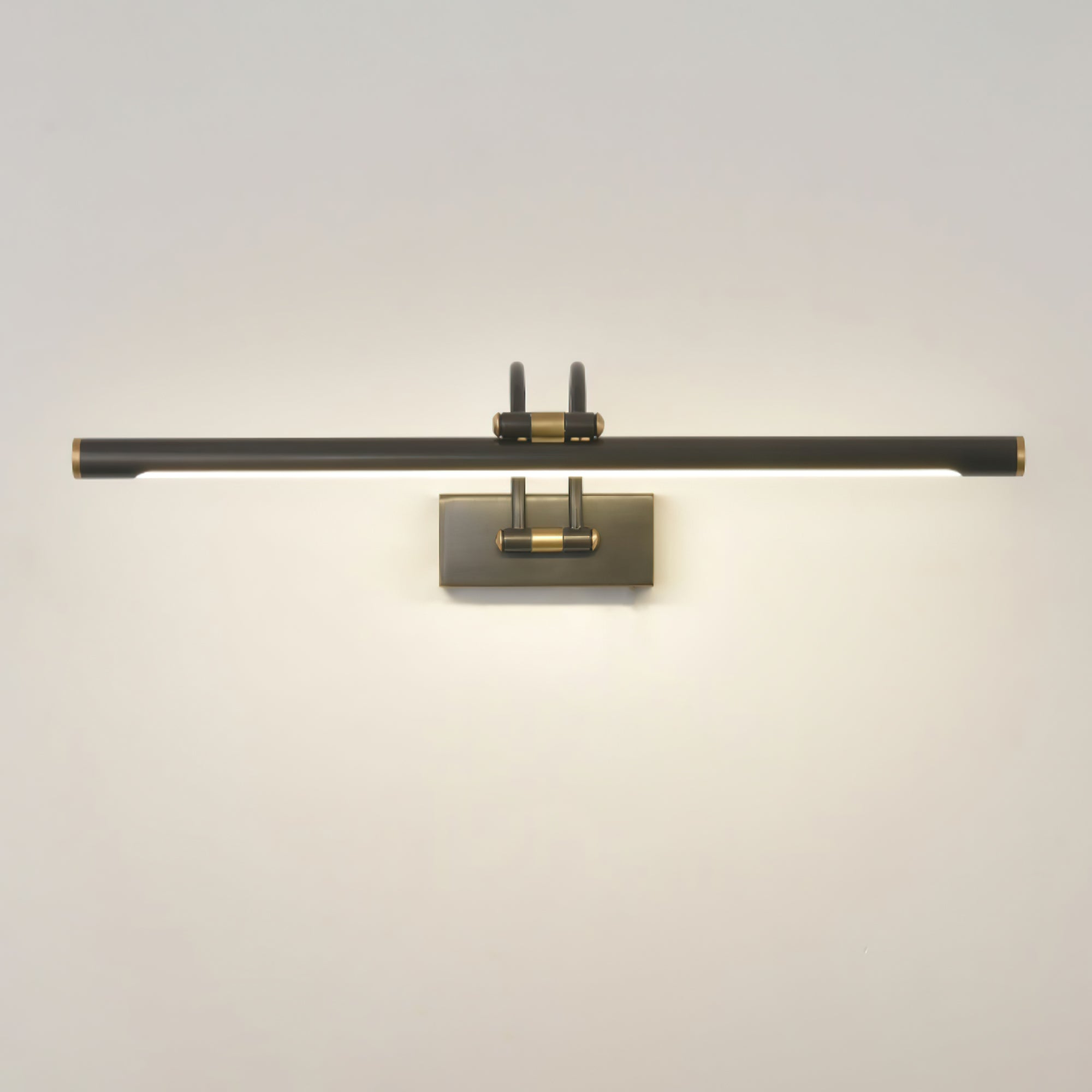Fergus Linear Vanity Brass Wall Light