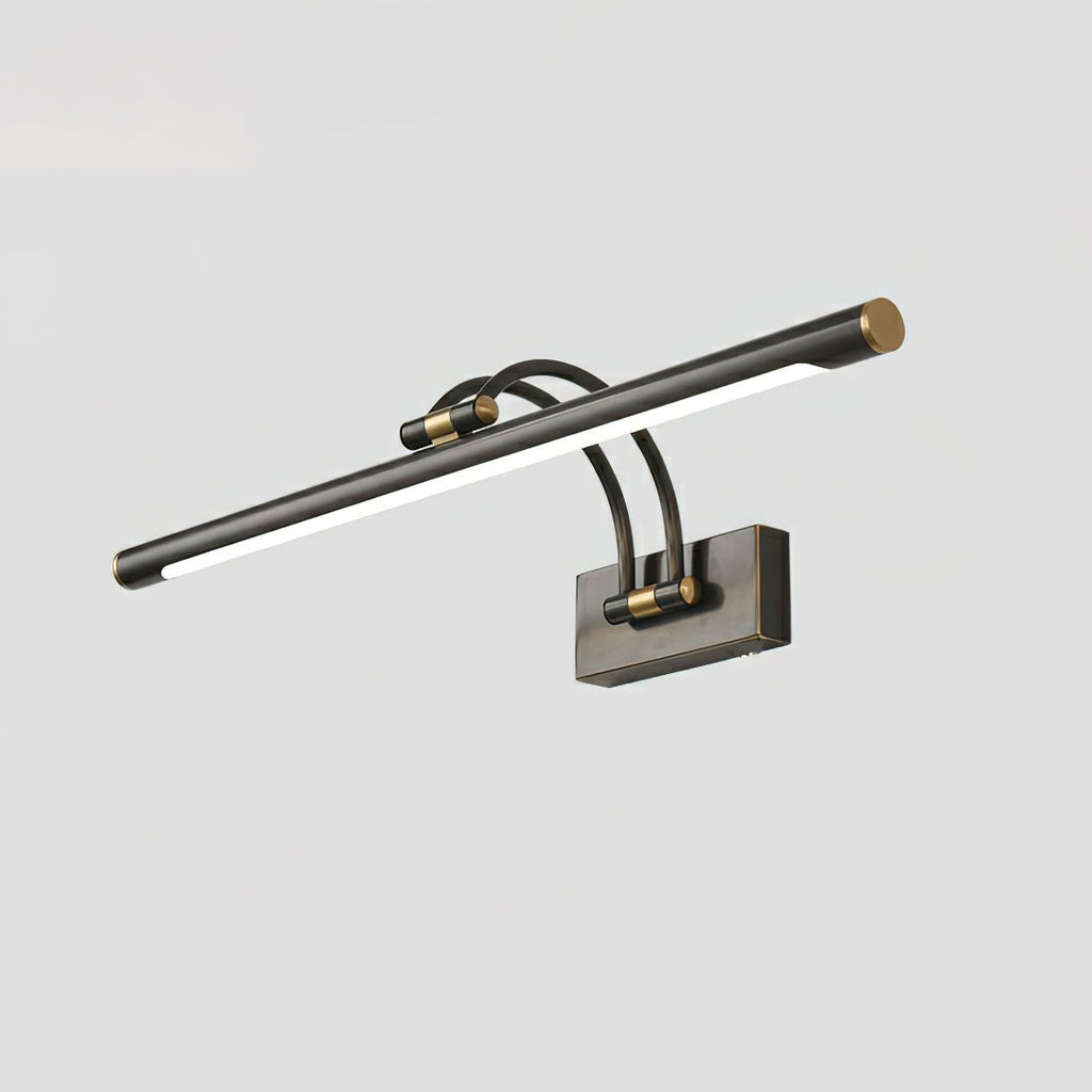 Fergus Linear Vanity Brass Wall Light
