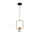 Solara Pendant Lamp Adjustable Glass with Brass