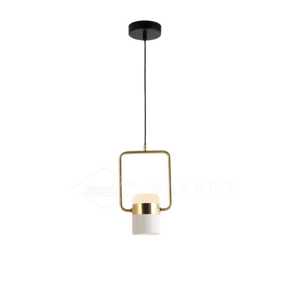 Solara Pendant Lamp Adjustable Glass with Brass