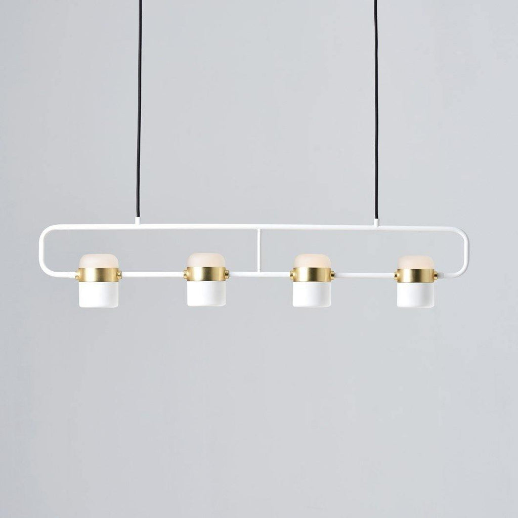 Solara Pendant Lamp Adjustable Glass with Brass