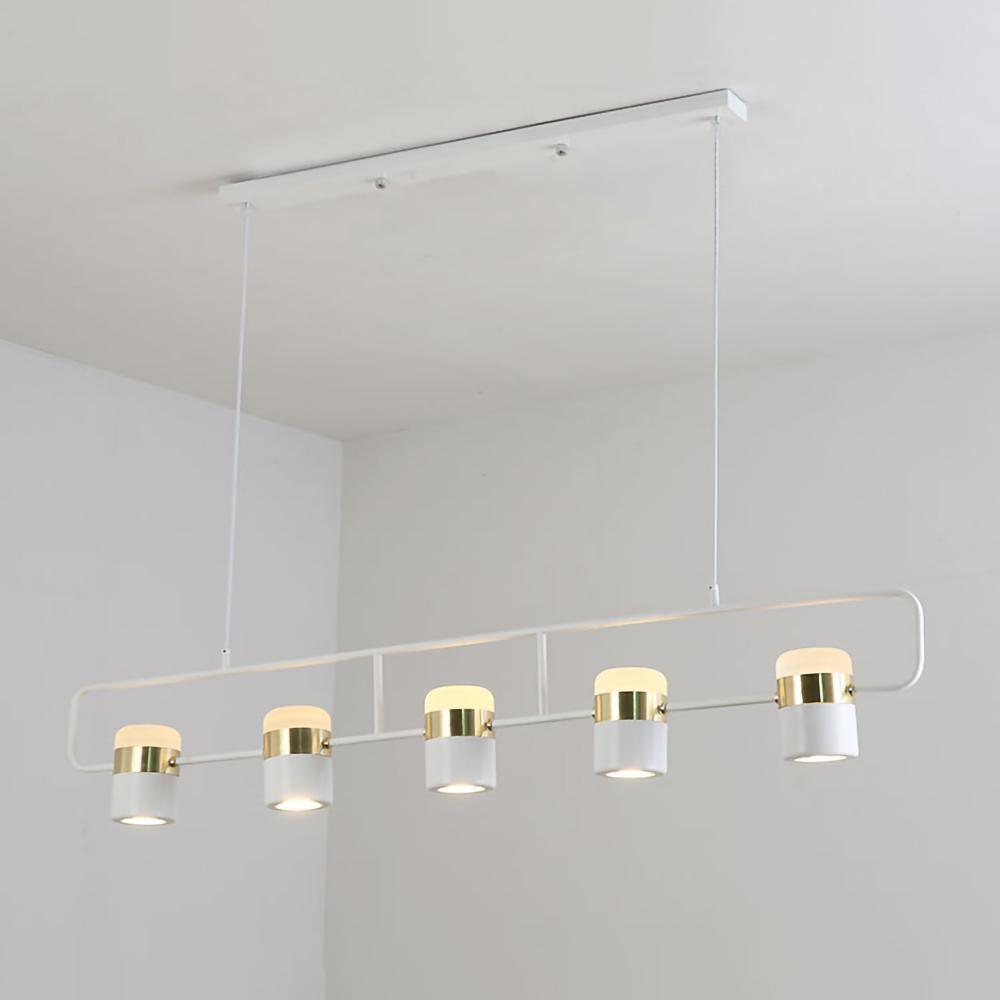 Solara Pendant Lamp Adjustable Glass with Brass