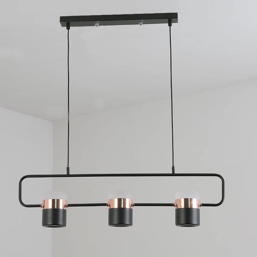 Solara Pendant Lamp Adjustable Glass with Brass
