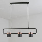 Solara Pendant Lamp Adjustable Glass with Brass