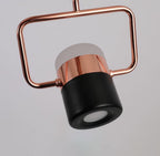 Solara Pendant Lamp Adjustable Glass with Brass
