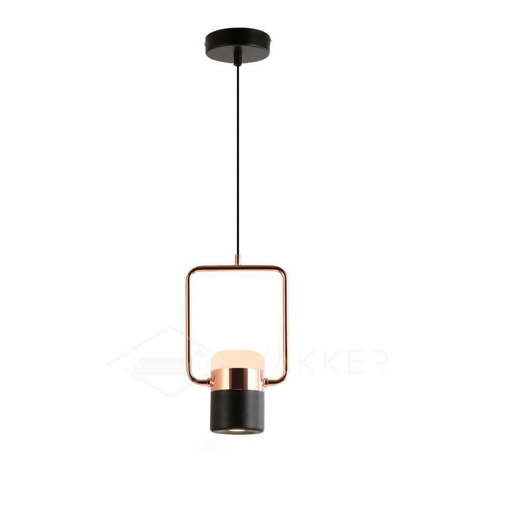 Solara Pendant Lamp Adjustable Glass with Brass