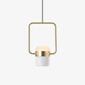 Solara Pendant Lamp Adjustable Glass with Brass