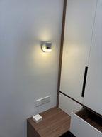 Lustra Wall Lamp Black Glass Adjustable