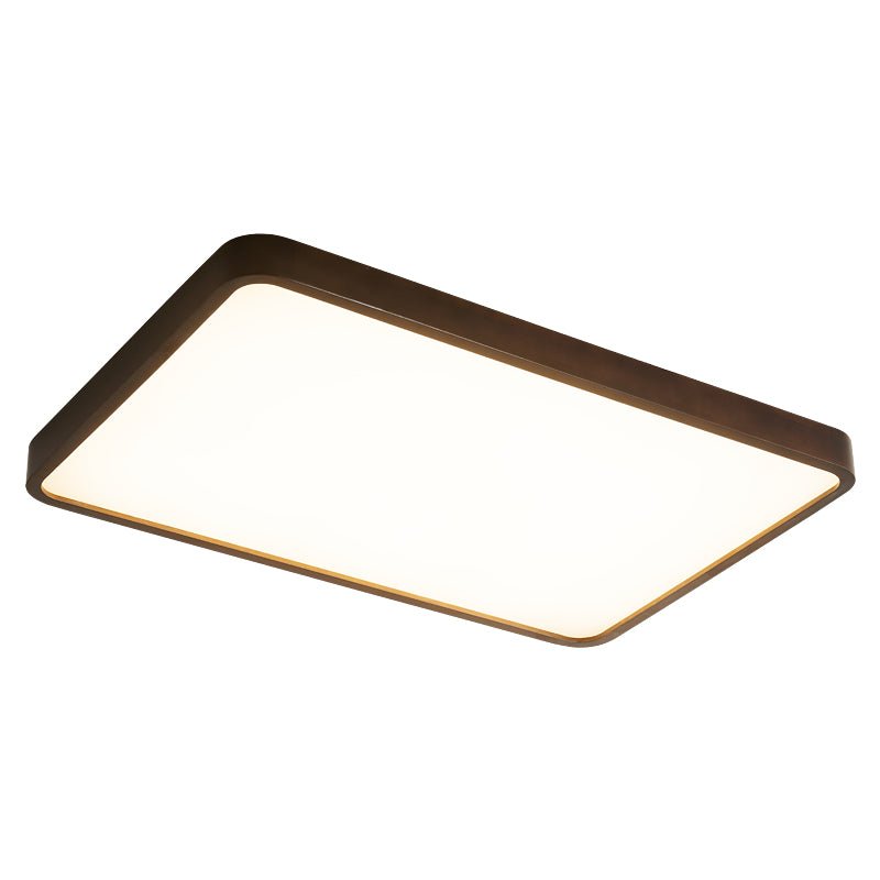 Vanoren Modern Minimalist Rectangular Wood Ceiling Light