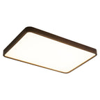 Vanoren Modern Minimalist Rectangular Wood Ceiling Light