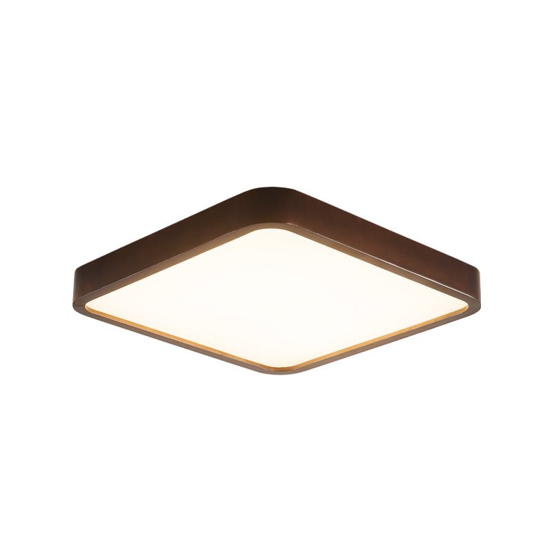 Vanoren Modern Minimalist Rectangular Wood Ceiling Light