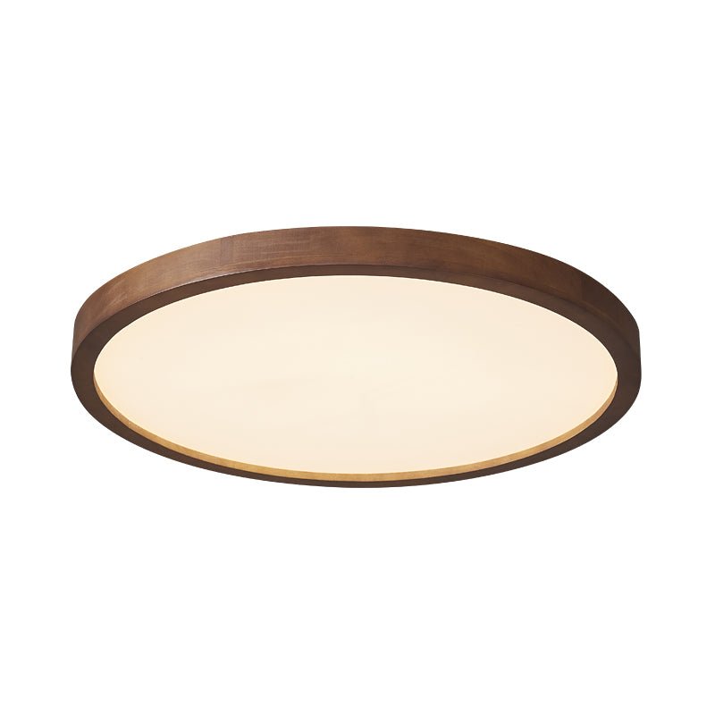 Vanoren Modern Minimalist Rectangular Wood Ceiling Light