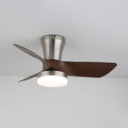Trivon Modern Wood Ceiling Fan Light