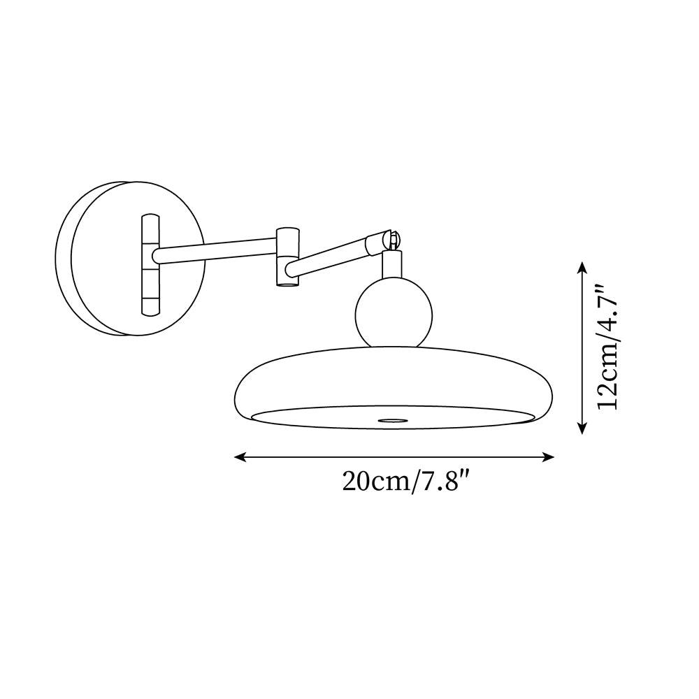 Ovelle Swing Arm Wall Lamp