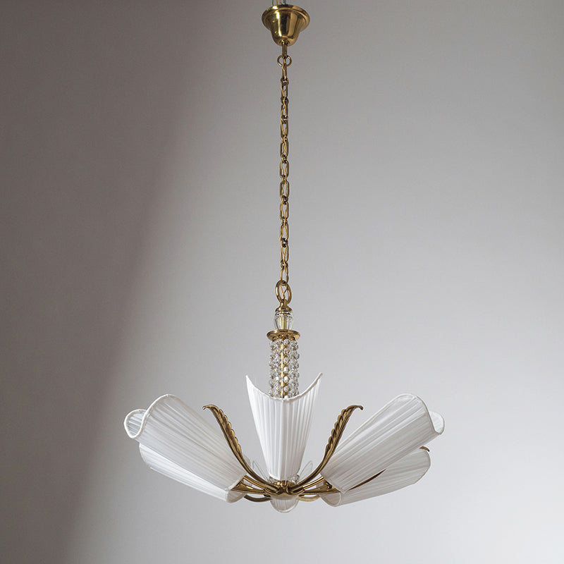 Arsole Individual Creativity Fabric Crystal Chandelier