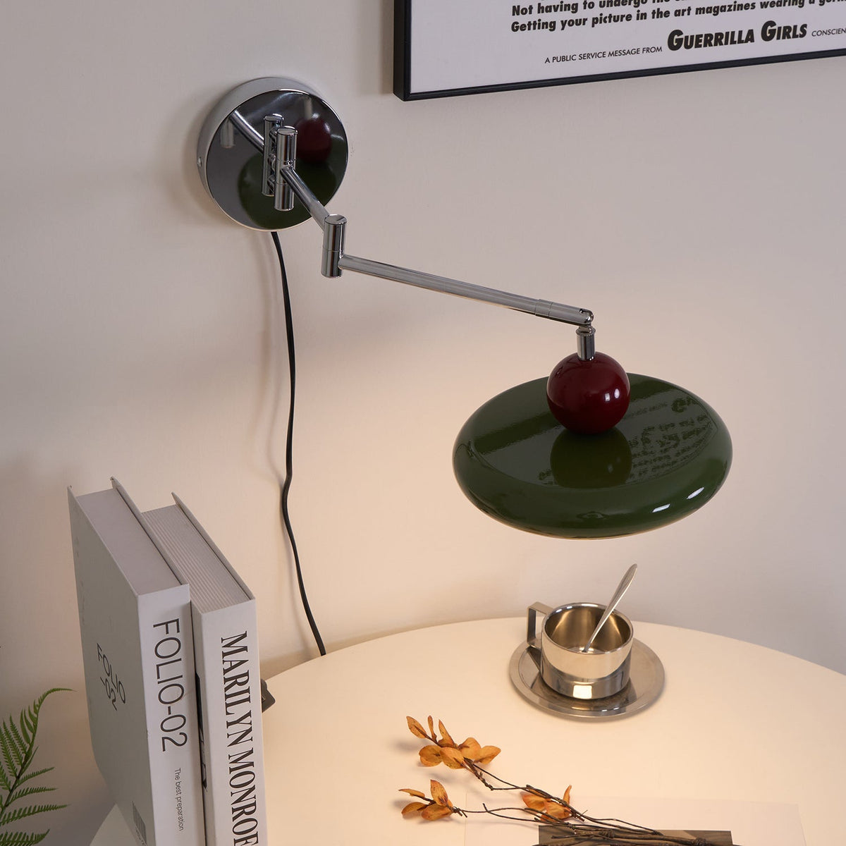 Aira  Plug-in Wall Lamp Green/Beige