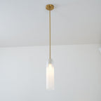 Valentina Long Tube Glass Pendant Light