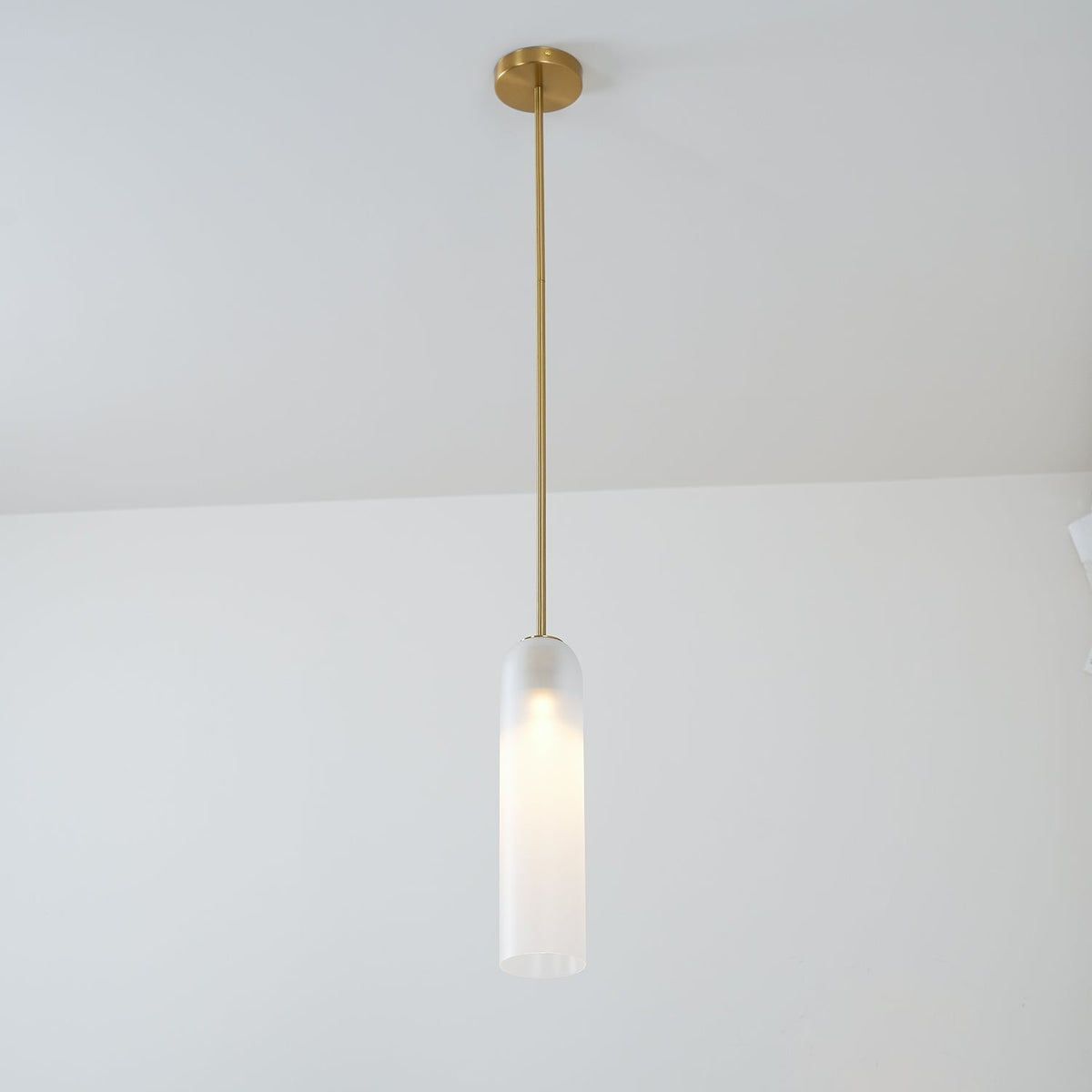Valentina Long Tube Glass Pendant Light