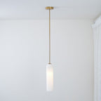 Valentina Long Tube Glass Pendant Light