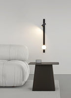 Elarise Brass Glass Minimalist Wall Light