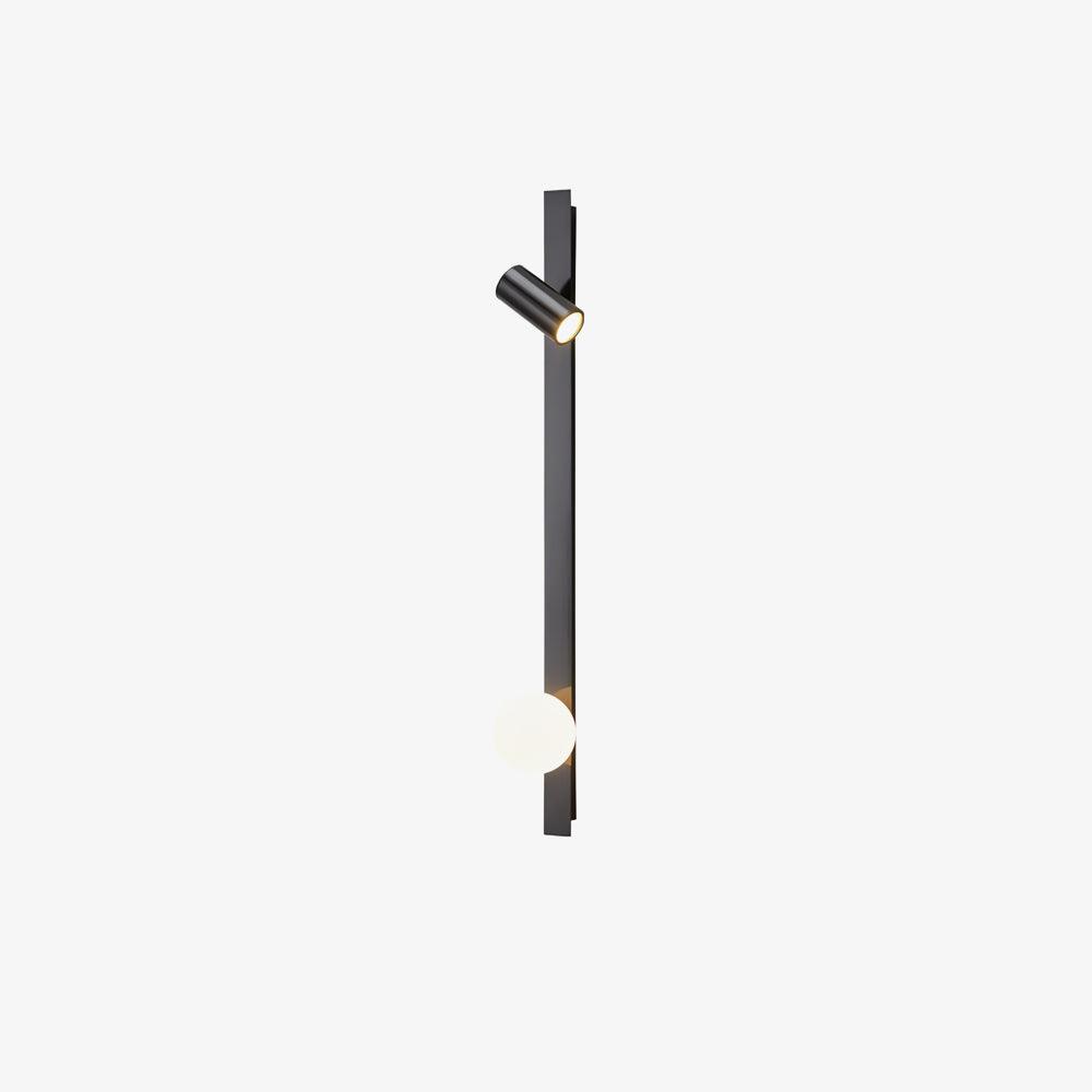 Elarise Brass Glass Minimalist Wall Light