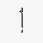 Elarise Brass Glass Minimalist Wall Light