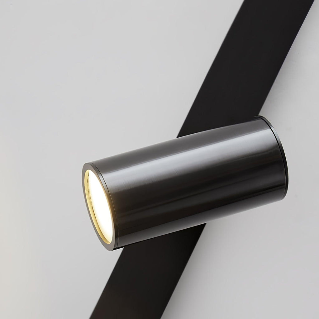 Elarise Brass Glass Minimalist Wall Light