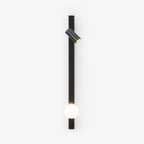 Elarise Brass Glass Minimalist Wall Light