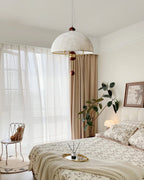 Lonzo Pendant Lamp Fabric Dome