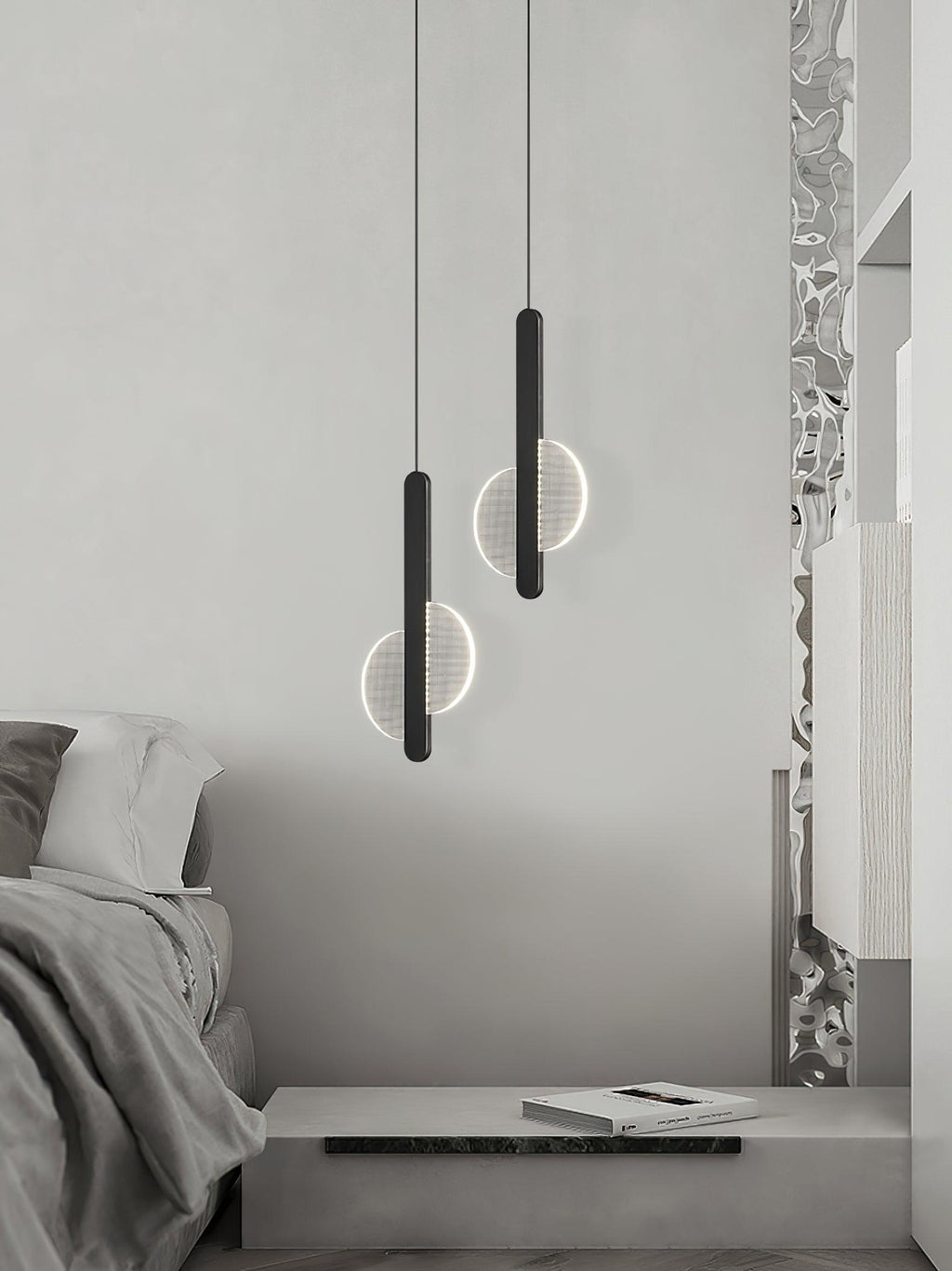 Aurora Minimalist Glass Pendant Light