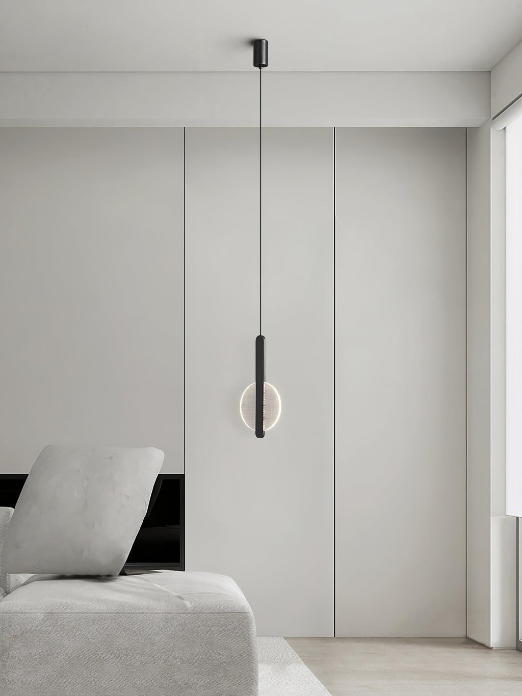 Aurora Minimalist Glass Pendant Light