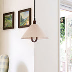 Alcaria Premium Nordic Art Fabric Wood Pendant Lamp