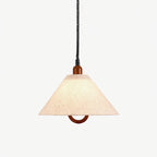Alcaria Premium Nordic Art Fabric Wood Pendant Lamp