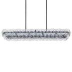 Loren Modern Glass & Metal Chandelier
