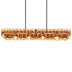 Loren Modern Glass & Metal Chandelier