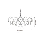 Ventilo Amber Murano Glass Chandelier - image 6