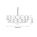 Ventilo Amber Murano Glass Chandelier - image 7