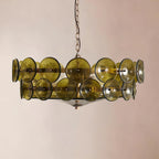 Ventilo Amber Murano Glass Chandelier - image 8