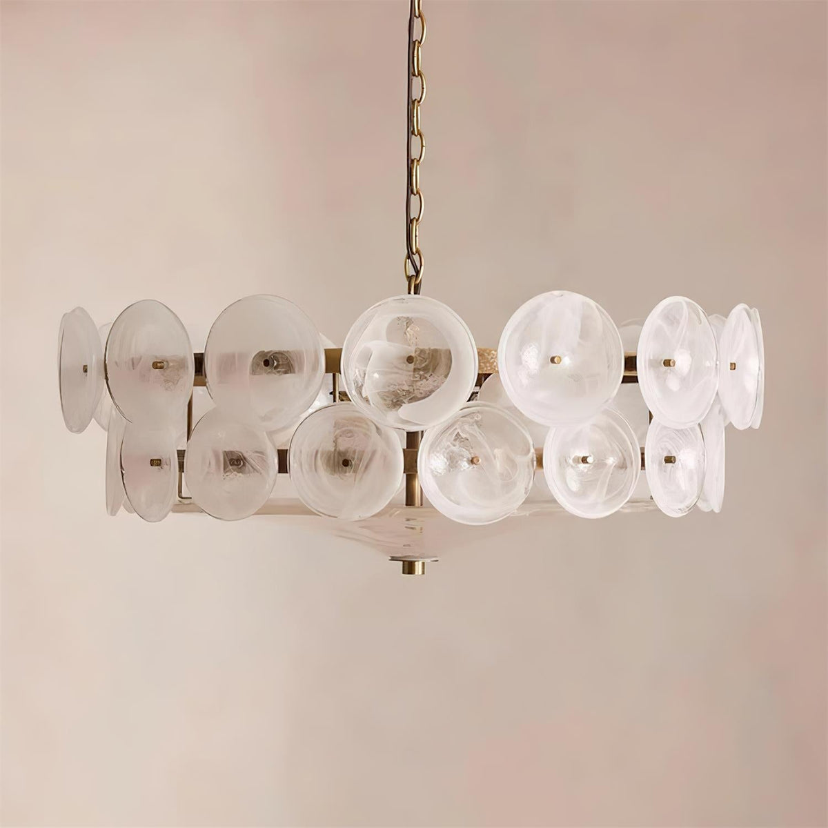 Ventilo Amber Murano Glass Chandelier - image 9