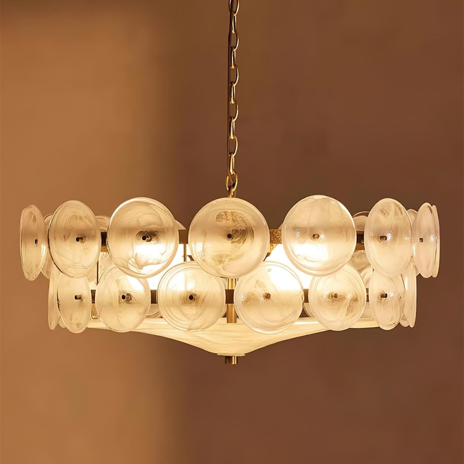 Ventilo Amber Murano Glass Chandelier - image 19