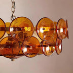 Ventilo Amber Murano Glass Chandelier - image 22