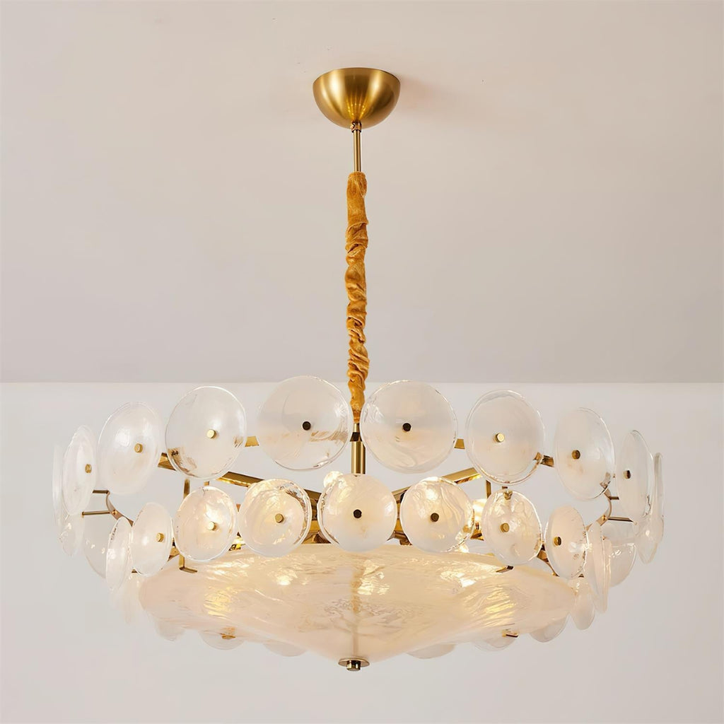 Ventilo Amber Murano Glass Chandelier - image 27