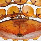 Ventilo Amber Murano Glass Chandelier - image 25