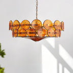 Ventilo Amber Murano Glass Chandelier - image 2