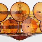 Ventilo Amber Murano Glass Chandelier - image 11