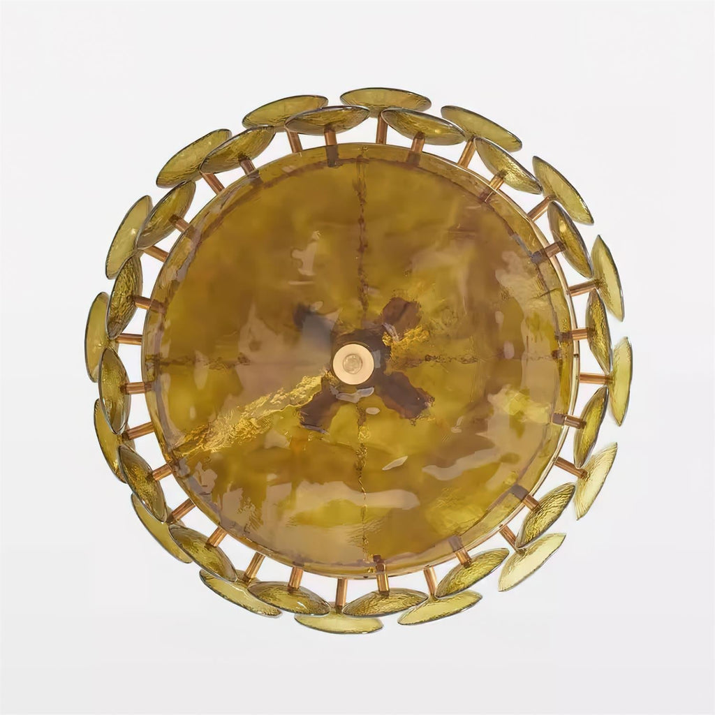 Ventilo Amber Murano Glass Chandelier - image 12