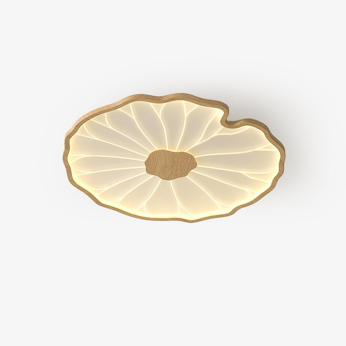 Solara Floral Wooden Ceiling Light - image 1